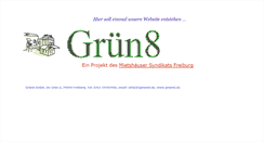 Desktop Screenshot of gruen8.de
